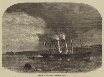 Ankunft des Prinzen Imperial in Dover